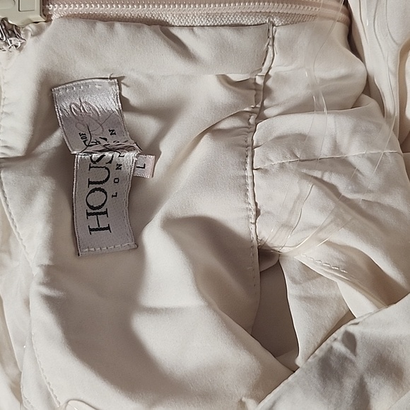 House of CB 'Majolica' Cream Cross Back Drape Maxi Dress /Size L-US 8-10 - Picture 5 of 5